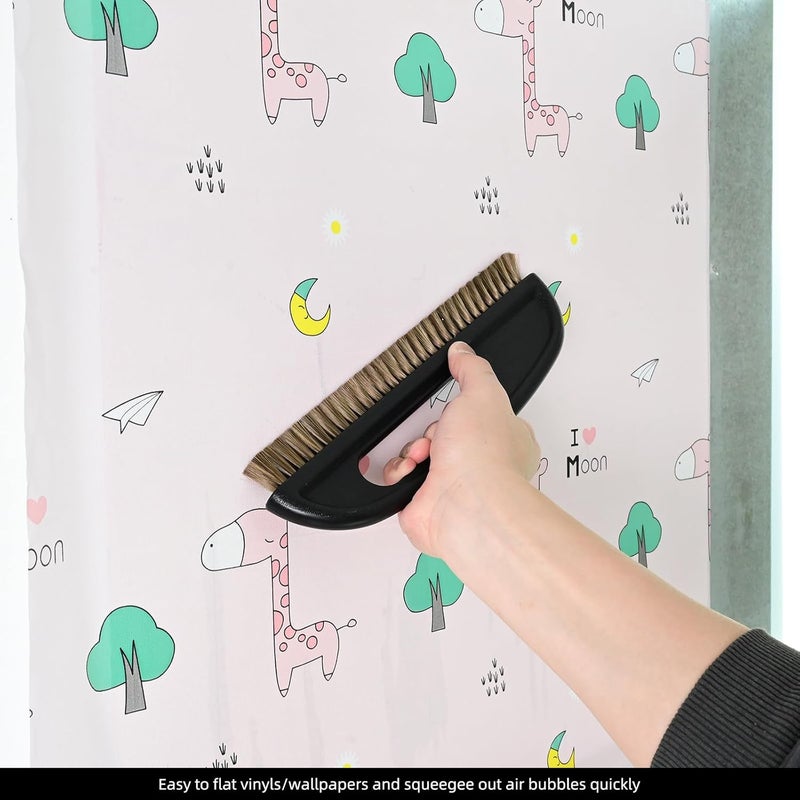 Ehdis Wallpaper Smoothing Tool Kit Wallpaper Smoothing Brush Large Wallpaper Squeegee for Applying Peel and Stick Wallpaper, Vinyl Backsplash Tile,Smoothing Wallcovering - Image 3